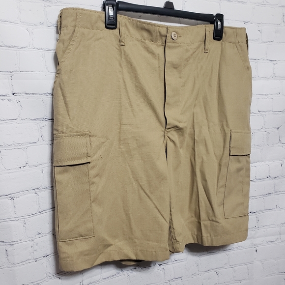 Tru-Spec Men's Sz Large NWT Tan Cargo Shorts - Picture 5 of 14